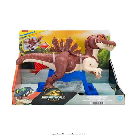 Figura de Acción Imaginext Jurassic World Rebirth Spinosaurus Corredor