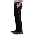 thumbnail image 2 of Haggar Mens Iron Free Premium Khaki Slim-Straight Fit Flat Front Flex Waist Casual Pant, 2 of 4