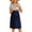 Navy-navy Stripe, variant on Ekouaer Nursing Dress Patchwork Knee Length Dress