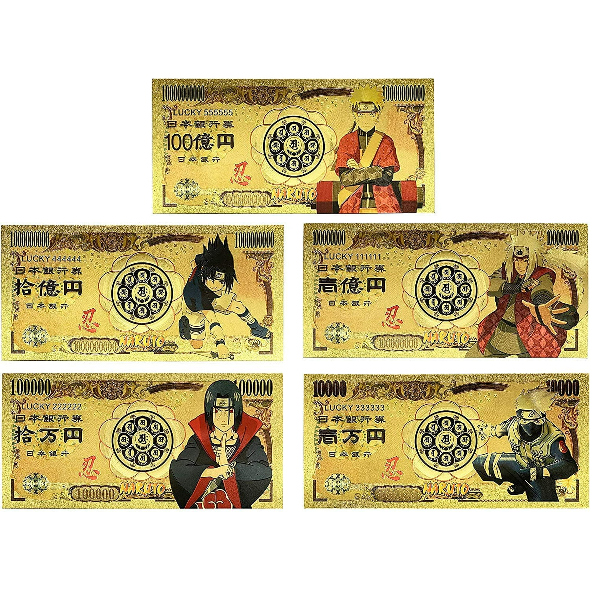 ナルト Naruto 24K Gold Coated Limited Edition Foil Collectible