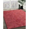 thumbnail image 3 of Ahgly Company Machine Washable Indoor Square Transitional Red Area Rugs, 5' Square, 3 of 7