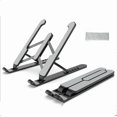 thumbnail image 1 of Support pour Ordinateur Portable 15,6 Pouces, Hauteur Réglable à 6 Niveaux, Support pour Ordinateur Portable Ventilé, Noir, 1 of 7