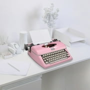 Royal Consumer Classic Retro Manual Typewriter (Pink)