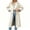 A-Apricot, variant on Spring Fall Women Plaid Patchwork Long Sleeved Single Breasted Casual Trench Coat