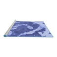 thumbnail image 2 of Ahgly Company Machine Washable Indoor Rectangle Abstract Blue Modern Area Rugs, 8' x 12', 2 of 4