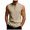 Khaki, variant on Summer Loose Men's Medieval Drawstring Linen Breathable Loose Sleeveless Vest