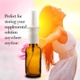 thumbnail image 4 of Amber Glass 1 oz Nasal Sprayer! EMPTY, Refillable, Travel Sized, Quality Glass for Saline Applications! (2 Pack), 4 of 5