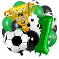 thumbnail image 1 of Yanonmyfd Soccer Balloons Set 11 Pcs, Football Balloons Party Decorations Gold Winner Trophy Balloon USA Patriotic Anniversary World Cup Soccer Sports Theme Party Decorations,Soccer1, 1 of 25