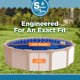 thumbnail image 4 of SmartLine 24' Round Crystal Tile Unibead Above Ground Swimming Pool Liner, 52" Height, 25 Gauge, 4 of 6