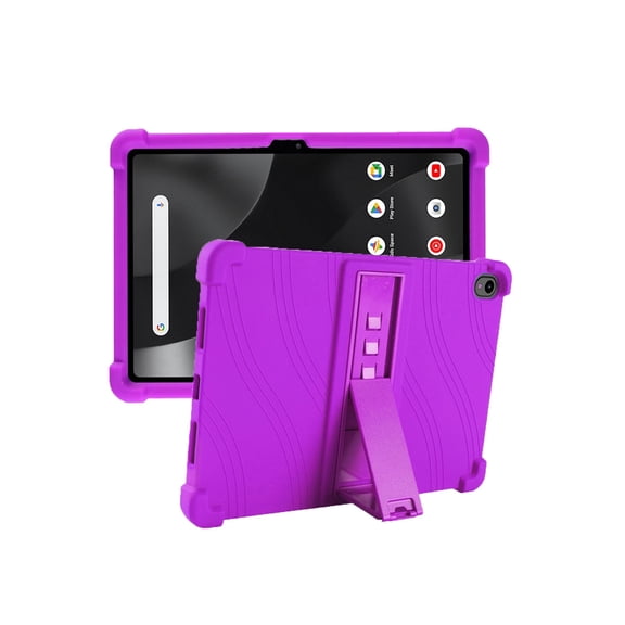 Silicone Case for onn 11 inch 2024 Model, Soft Flexible Shockproof Protective Tablet Cover, Anti-Scratch & Lightweight Slim Design-Purple