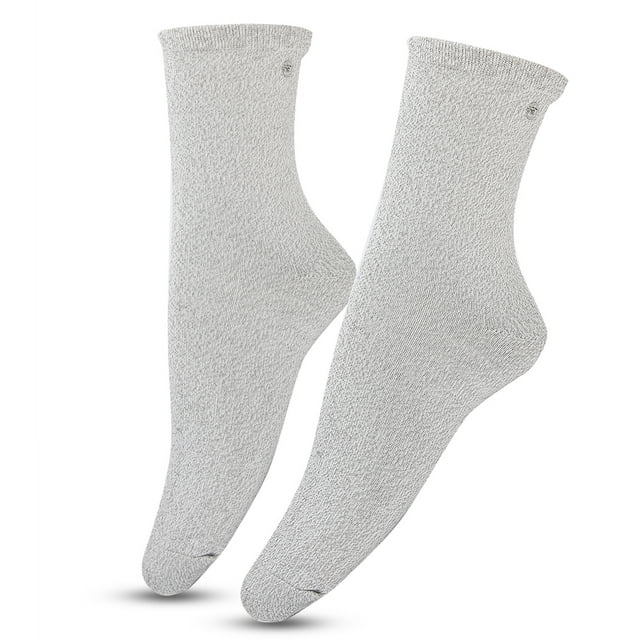 1 Paire de Chaussettes Conductrices Chaussettes Électrodes pour Machine TENS Instrument de Physiothérapie (Type Long) Chaussettes Électrodes Type Long