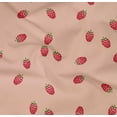 thumbnail image 4 of oneOone Organic Cotton Poplin Twill Fabric Raspberry Fruit Printed Fabric 1 Yard 42 Inch Wide, 4 of 4