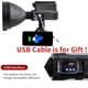thumbnail image 3 of Naiovety Foco superbrillante ABS Linterna recargable con USB linterna LED potente portátil resistente al agua Estufas de camping, 3 of 6