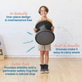 thumbnail image 4 of ECR4Kids Twist Wobble Stool, 14in Seat Height, Active Seating, Black, 4 of 5