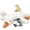 White-Goose, variant on Muiteiur 6Pcs Goose Stuffed Animal 23.6" White Goose Plush with 3 Baby Geese and 2 Eggshells Plush Toy