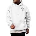 thumbnail image 2 of Ruimatai Palm Puff Hoodie for Men Fall Fashion Casual Long Sleeve Printing Drawstring Loose Fit Pullover Hooded Sweatshirts with Pocket, 2 of 4