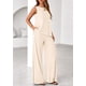 thumbnail image 5 of Conjunto de Dos Piezas para Mujer PRETTYGARDEN Beige XL, 5 of 8
