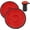 Red seatmat*2, variant on Collapsible Camping Stool, 650 lbs Heavy Duty telescoping Stool, Height Adjustable Portable seat with Strap for Hiking, Fishing, Gardening, BBQ, Travel, Queue