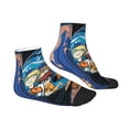 thumbnail image 2 of Lsque Scooby-Doo Printed Crew Socks, Moisture-Wicking Socks, Athletic Socks for Men Breathable Cushion Socks Casual Sport Socks for Running Traveling, 2 of 6