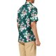 thumbnail image 3 of CAMISAS DE HOMBRE CORTAS DE INSPIRACIÓN CHIC, CON ESTAMPADO FLORAL, BOTONES EN LA PARTE FRONTAL, CAMISA HAWAIANA DE PLAYA, 50 VERDE ROSA, 3 of 6