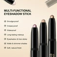 thumbnail image 4 of BKER Eyeshadow Stick Set Eyeshadow Pencil Crayon Long Lasting Eyeshadow Stick Sets Create Glitter Eye Makeup, 4 of 4