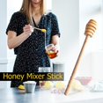thumbnail image 5 of Tissouoy Honey Dipper Stick Long Handle Wood Honey Spoon Milk Tea Supplies Kitchen Tool, 5 of 9