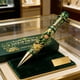 thumbnail image 2 of Bolígrafo De Acero Inoxidable Bolígrafo irlandés de plástico multicolor verde militar con punta de acero inoxidable para escribir notas y firmar documentos. Ideal para la oficina o la escuela. Rkxzt, 2 of 6