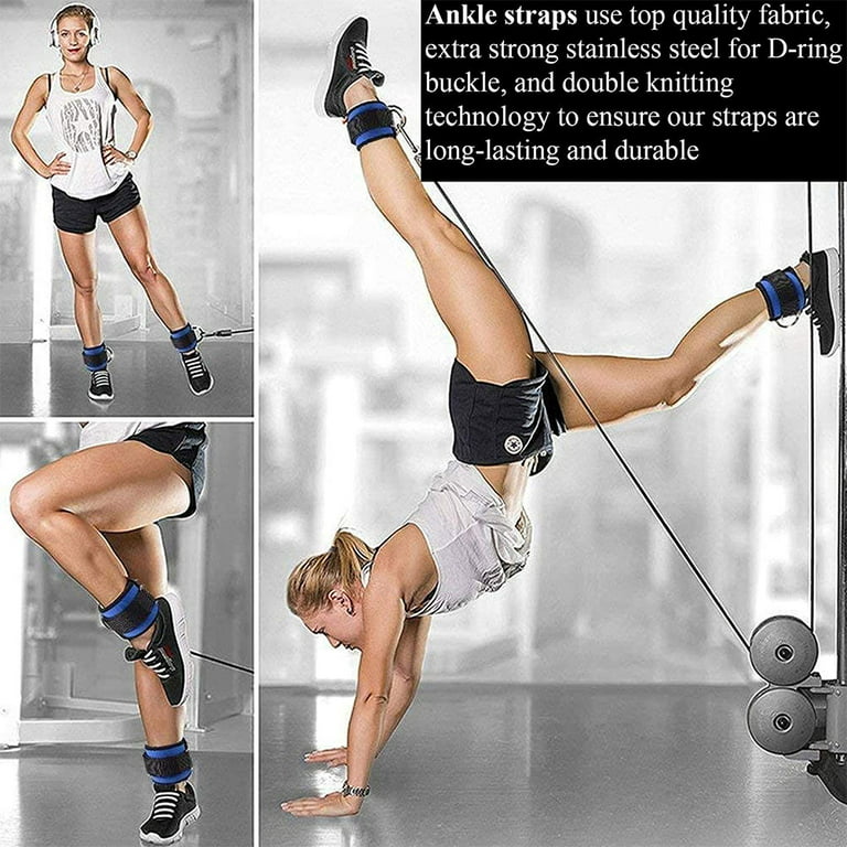 Ankle Strap for Cable Machines for Kickbacks, Glute Workouts, Leg  Extensions, Curls, and Hip Abductors for Men and Women, Adjustable Neoprene  Support