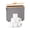 Grey, variant on Toilet Paper Storage Stand, Toilet Paper Basket with Lid for 12-Roll Standard Toilet Paper Holder, Bamboo Toilet Paper Organizer for Bathroom with Footbase Ultimate Bathroom Organizer (Beige)