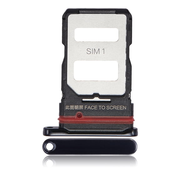 Replacement Dual Sim Card Tray Compatible For Xiaomi 11T Pro / Xiaomi 11T (Meteorite Gray)
