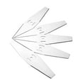 thumbnail image 2 of STAOEDU Mower Blades Metal Lawnmower Blades: 5 Pcs Grass Trimmer Replacement Blades Lawn Mower Saw Blade, 2 of 9