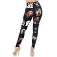 thumbnail image 2 of Creamy Soft Leggings Premium Women's Cute Puppy Dog Faces Extra Plus, High Rise, Stretchy, Comfortable, 3X-5X Leggings - by USA Fashion, 2 of 2
