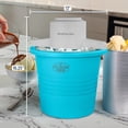 thumbnail image 3 of Nostalgia 4 qt. Ice Cream Machine, Electric Ice Cream Maker with Easy-Carry Handle, Blue, 3 of 10