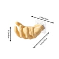 thumbnail image 3 of Hand Shaped Wall Shelf, 5.5 in x 3.9 in x 3.1 in, Plastic, for Household Repair and Organization, Beige, 3 of 5