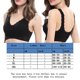 thumbnail image 2 of Conjunto de lencería Sujetador con corsé cómodo para mujer, informal, con cuello en V, color sólido sin anillo de acero, atuendo diario Ygjytge Negro T S para Mujer, 2 of 8
