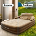 thumbnail image 6 of Yyuan 18in Air Mattress, Queen Airbed with Headboard, Inflatable Mattress Camping，Inflatable airbeds for indoor and outdoor use, 6 of 10