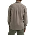 thumbnail image 2 of Wrangler® Men's and Big Men's Relaxed Fit Long Sleeve Woven Shirt, S-5XL, 2 of 3