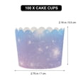 thumbnail image 2 of AURARMLET 100Ud De Para Muffins Y Pequeños Pasteles Duraderos, 2 of 8