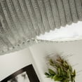 thumbnail image 3 of Ashler Soft Corduroy Velvet Striped Solid Throw Pillow Cushion, Grey, 18 x 18 inch, 2 Packs, 3 of 5