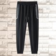 thumbnail image 4 of Vedolay Mens Lounge Pants Big and Tall Drawstring Cargo Pant 2023 Black,M, 4 of 5