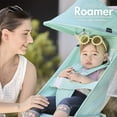 thumbnail image 5 of Evolur Roamer Ultra Light Stroller, White Blue, 5 of 12