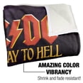 thumbnail image 3 of ACDC Blanket, 50"x60", Highway Silky Touch Sherpa Back Super Soft Throw Blanket, 3 of 5