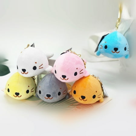 

HuacFive Mini Cute Cartoon Sea Lion Soft Plush Doll Hanging Toy Bag Pendant Ornaments