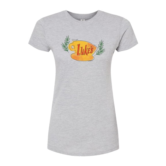 Gilmore Girls - Luke's Coffee Cup - Juniors Fitted Short Sleeve Graphic T-Shirt