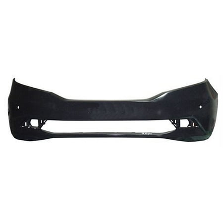 New Aftermarket Unpainted Front Bumper Cover Replaces 04711TK8A81ZZ For Touring models. fits 2011-2017 Honda Odyssey Touring Elite Mini Passenger Van 4-Door