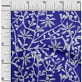 thumbnail image 2 of oneOone Polyester Spandex Lapis Blue Fabric Asian Block Sewing Craft Projects Fabric Prints By Yard 56 Inch Wide, 2 of 4