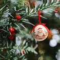 thumbnail image 3 of Christmas Ornament Balls,Plastic Hanging Decor for Indoor Outdoor Christmas Tree Home Party Festive Decorations Holiday Gift Idea for Family,D, 3 of 4