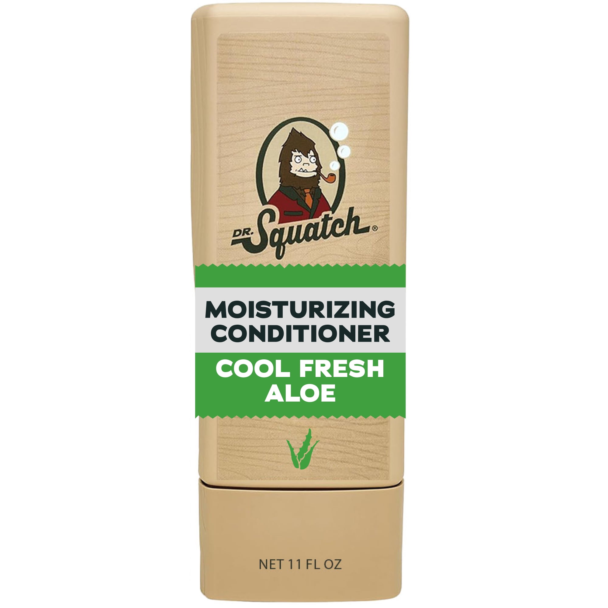 Dr. Squatch Mens Hair Moisturizing Conditioner, Natural Sulfate Free Hydrating Conditioner for Men, Cool Fresh Aloe, 11 fl Oz