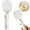 White, variant on PLJFXXM Non Stick Rice Spoon with Suction Cup, Easy to Use and Clean, Standing Magnetic Rice Scooper for Cooking and Serving Rice, Mashed Potatoes