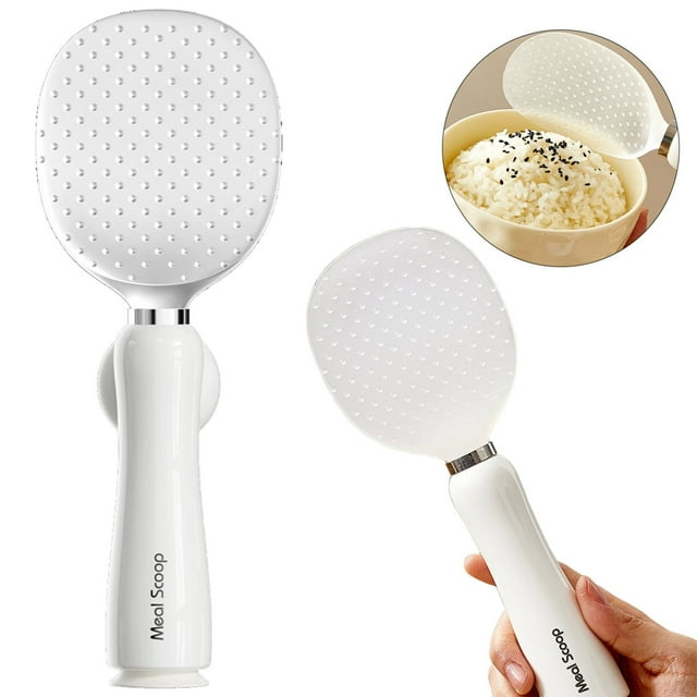WHEANG Non Stick Rice Spoon With Suction Base Perfect For Rice Cookers Easy To Use And Clean Ideal For Home Cooking